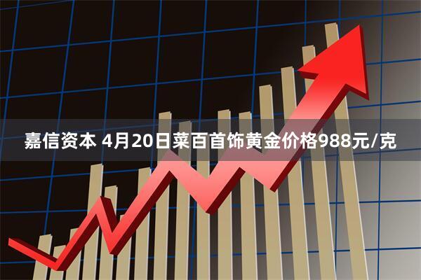 嘉信资本 4月20日菜百首饰黄金价格988元/克